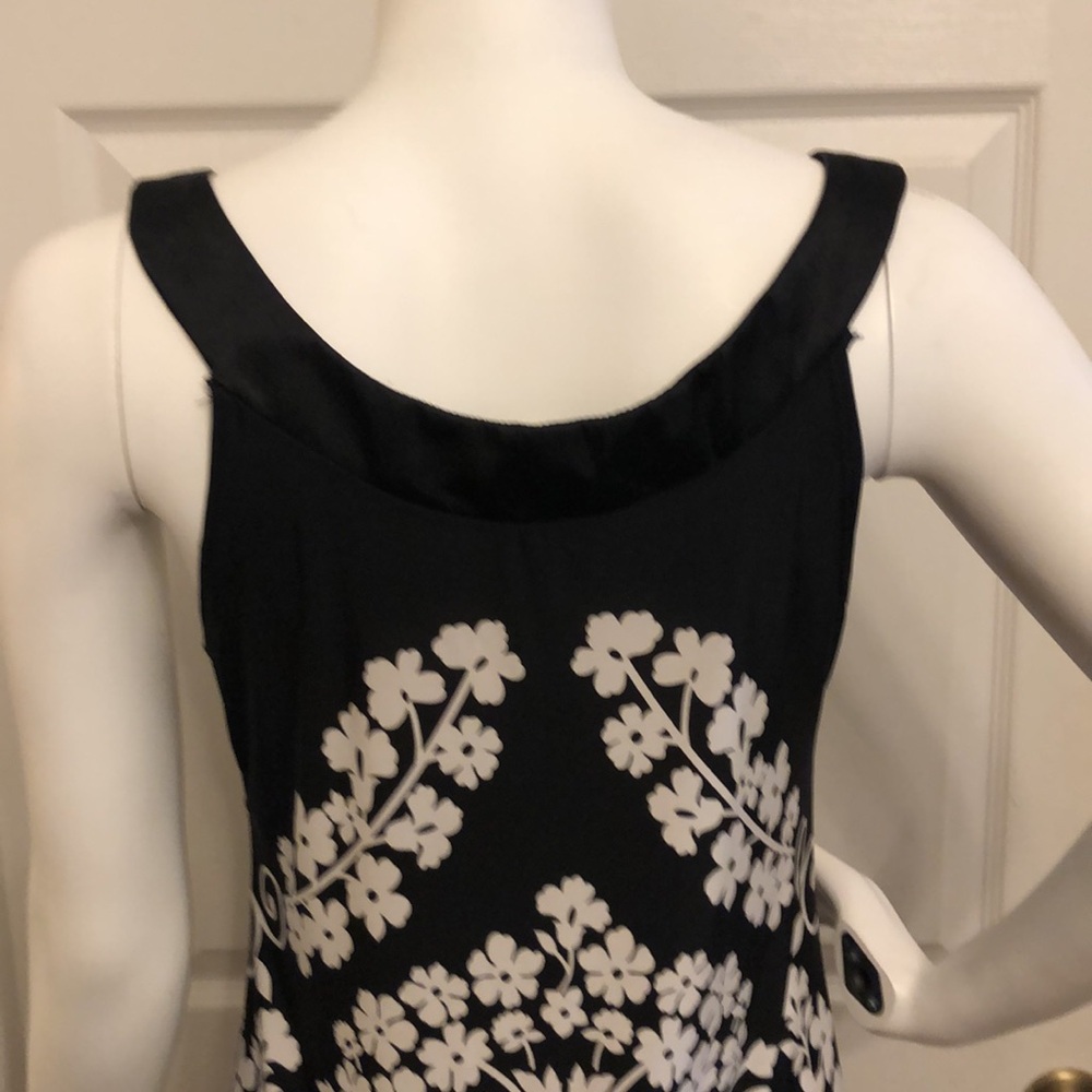 Voice black n white pullover blouse women’s size XL floral summer vacation - Picture 5 of 12